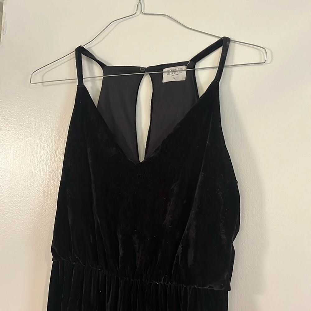 Black Velvet Jumpsuit